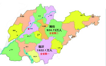 潍坊去年一年常住人口增2.2万 人口数仍居全省
