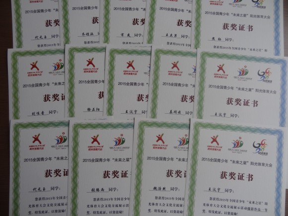 昌邑南隅小学在全国青少年未来之星体育文化