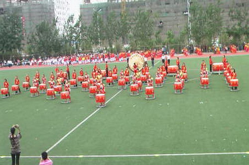 韵律操,还是鼓乐队